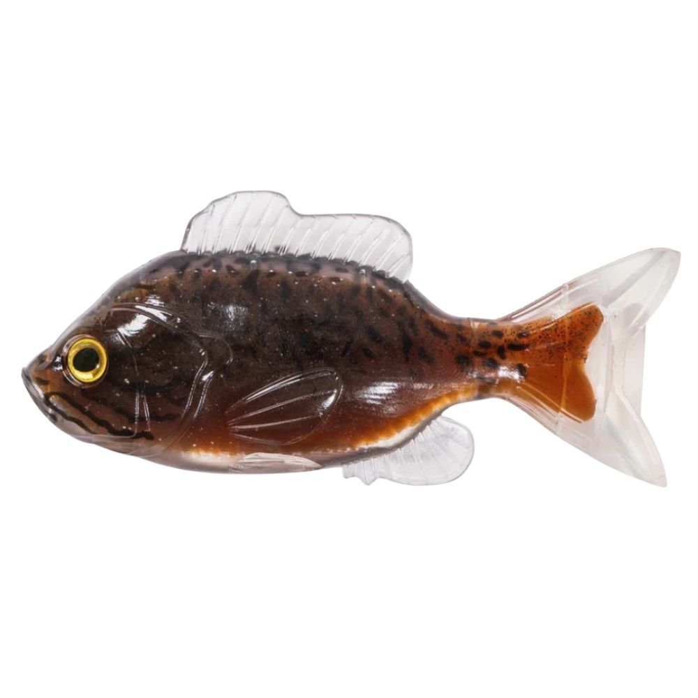 LiveTarget 3.3” Sunfish Unrigged - Brown / Black