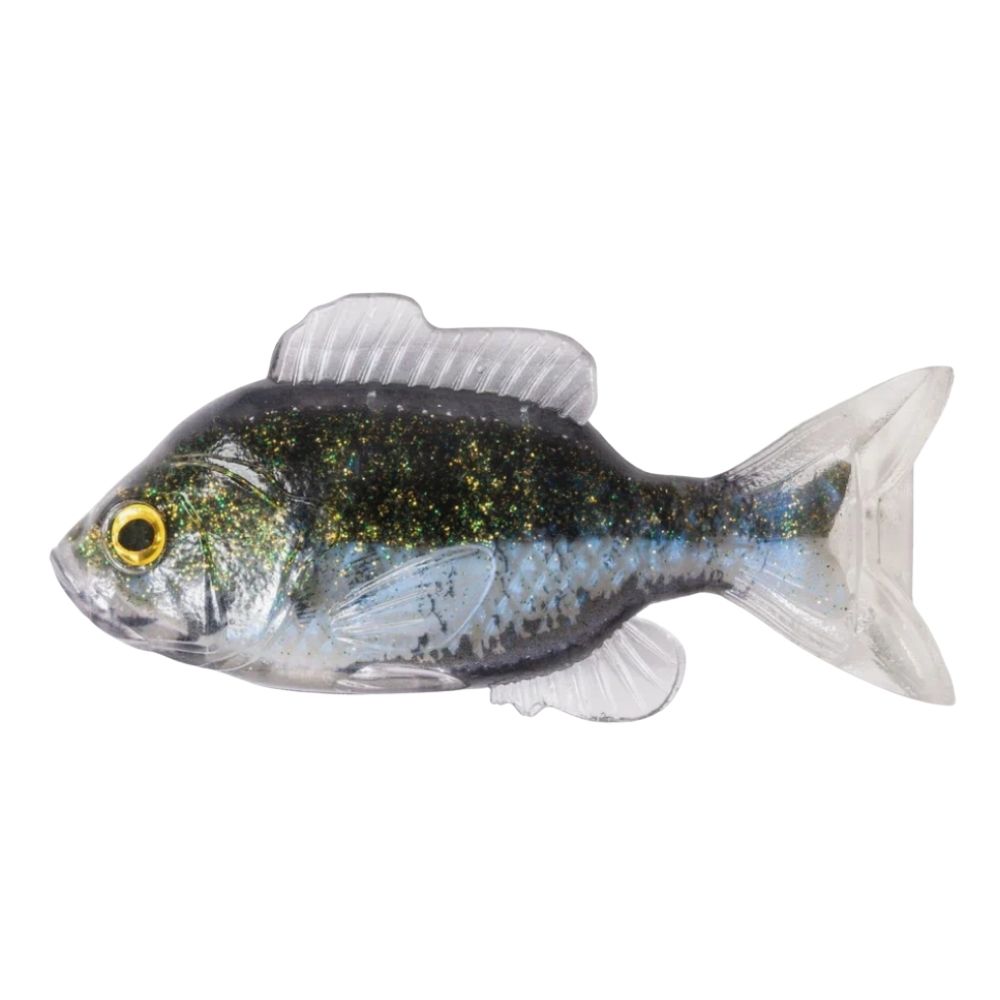 LiveTarget 3.3” Sunfish Unrigged - Green / Pearl