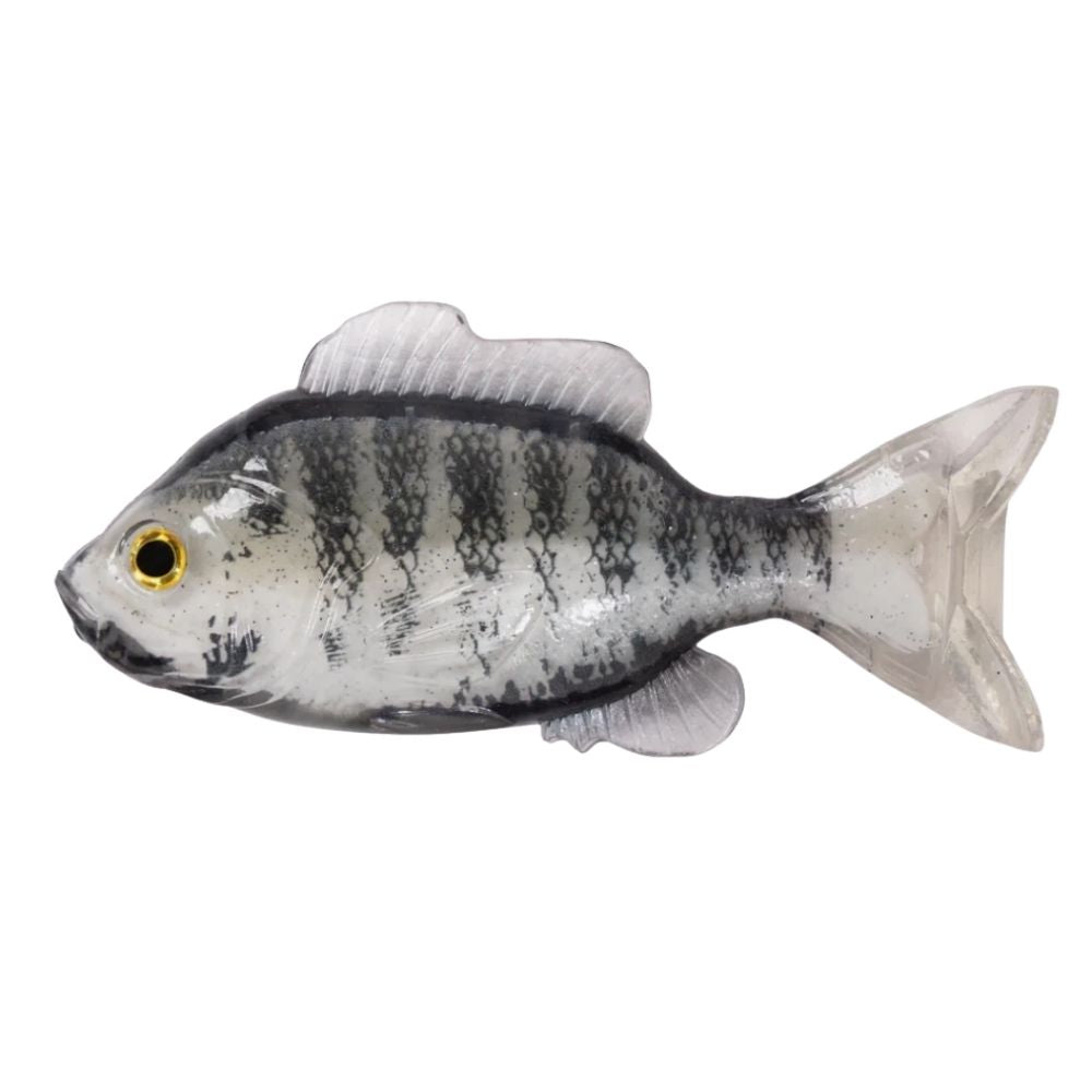 LiveTarget 3.3” Sunfish Unrigged - White / Albino