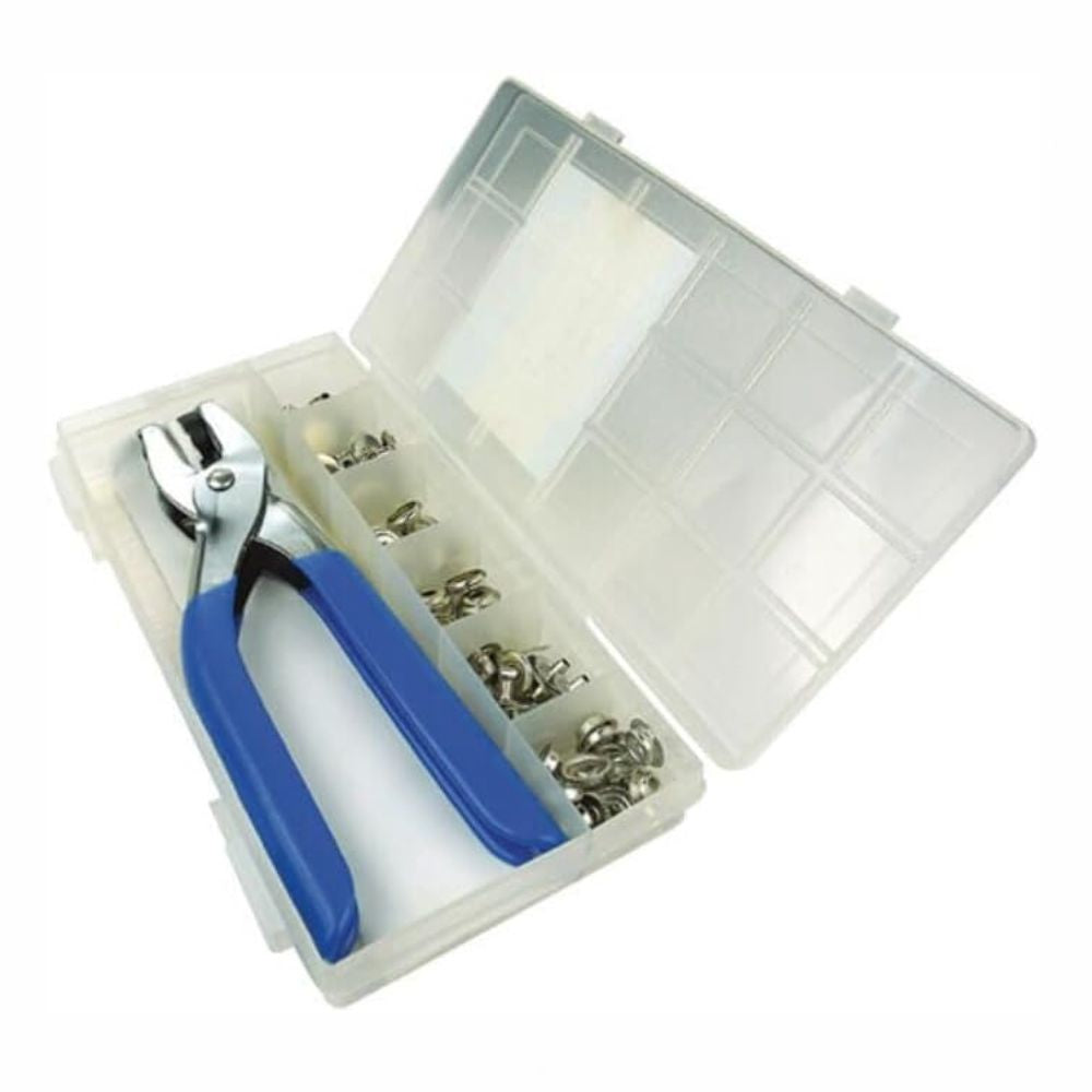Seachoice 72-Piece Canvas Snap Kit with Tool, for Boat Covers and Canvas Covers