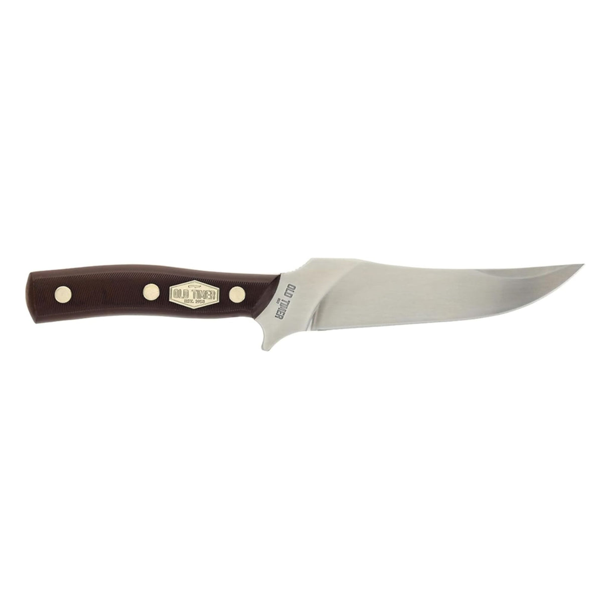 Old Timer 15OT Deerslayer 10.5in High Carbon S.S. Full Tang Fixed Blade Knife with 5.6in Clip Point Blade