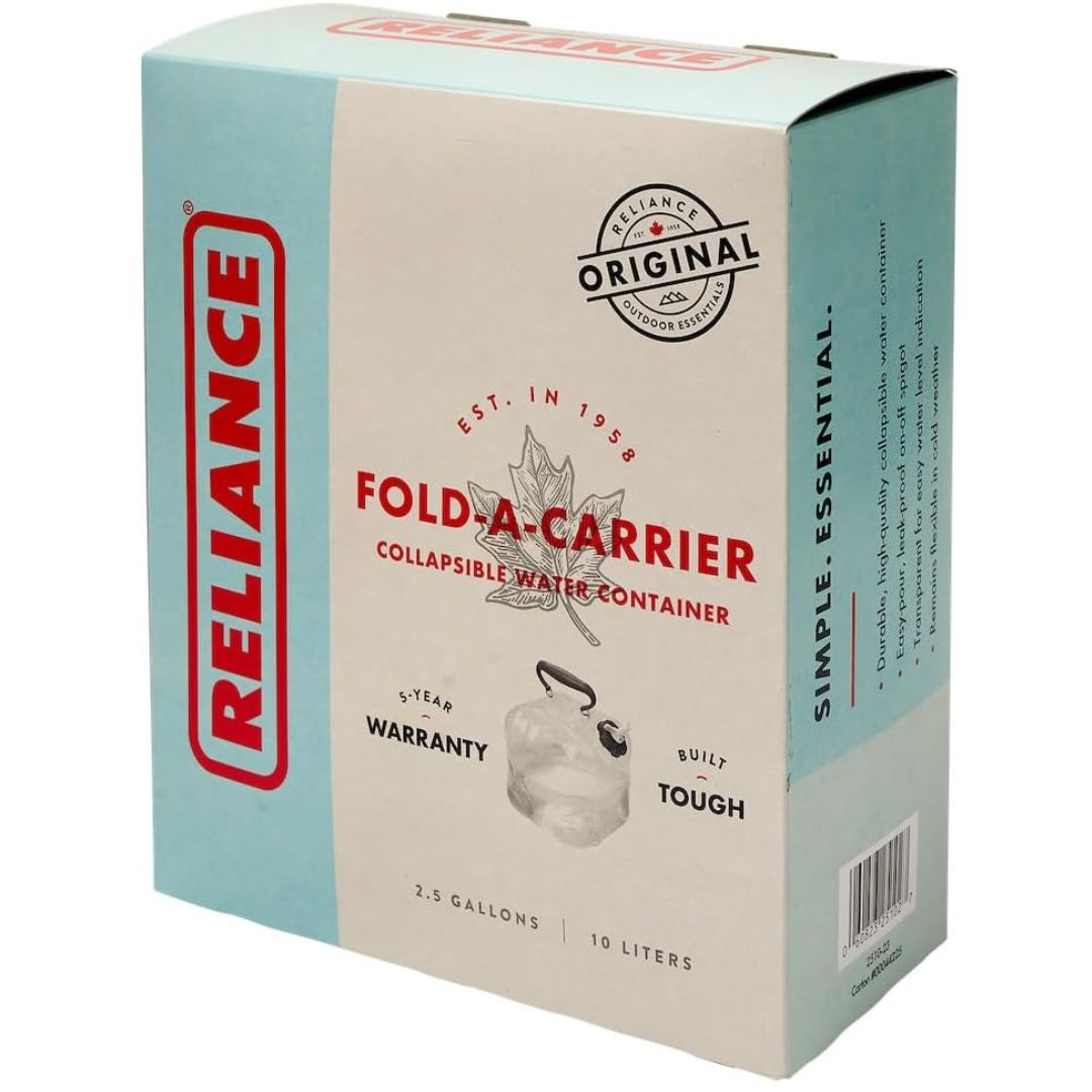Reliance Fold-A-Carrier 2.5G Boxed 2.5 Gallon