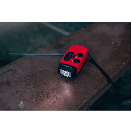 Stansport Handheld Solar/Dynamo Powered Flashlight with Radio
