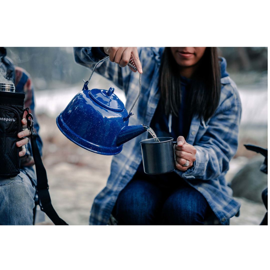 Stansport Enamel Tea Kettle - 3 Qt