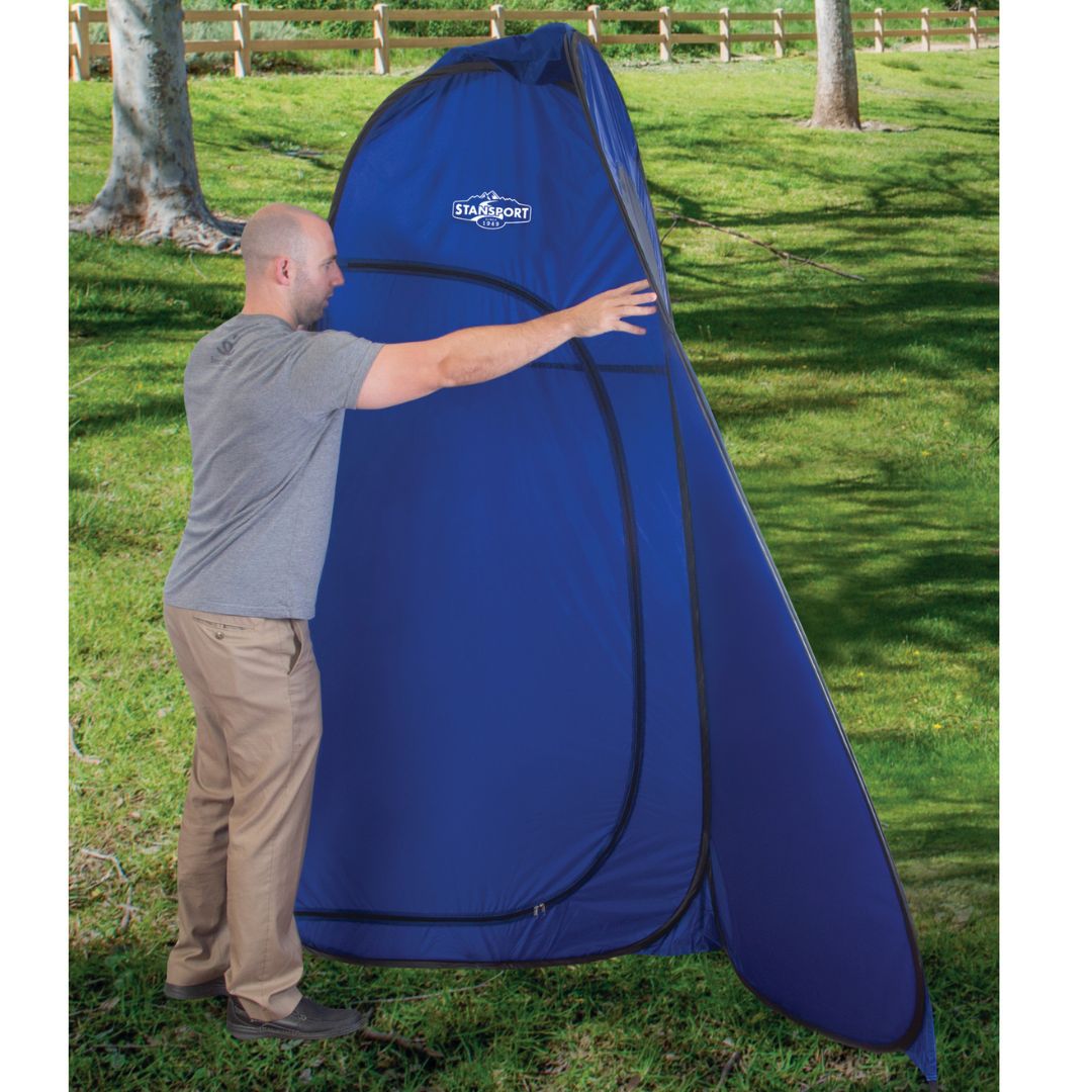 Stansport Pop-Up Privacy Shelter - 48 in x 48 in x 84 in