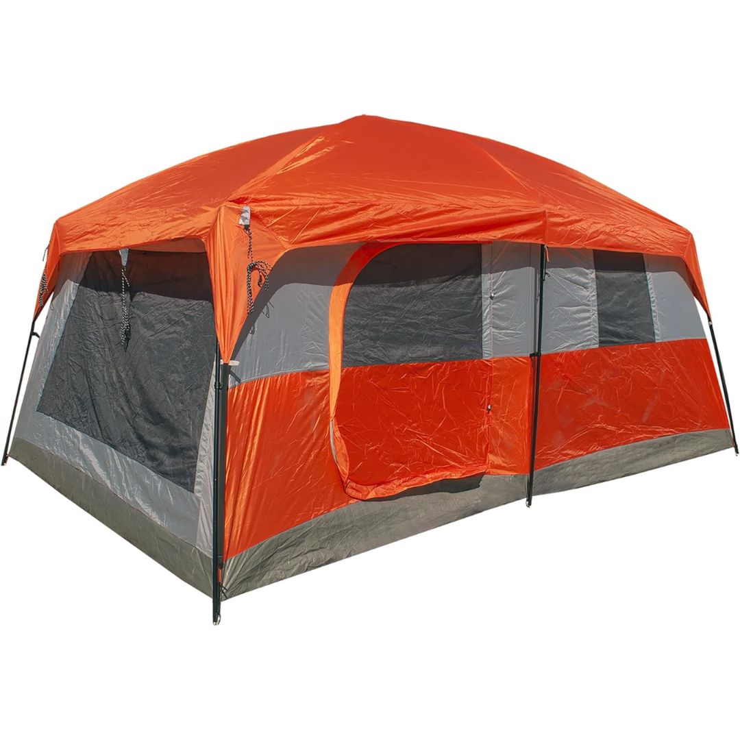 WFS Deluxe 2 Room 8 Person Camping Tent