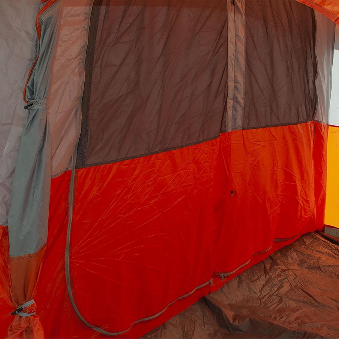 WFS Deluxe 2 Room 8 Person Camping Tent