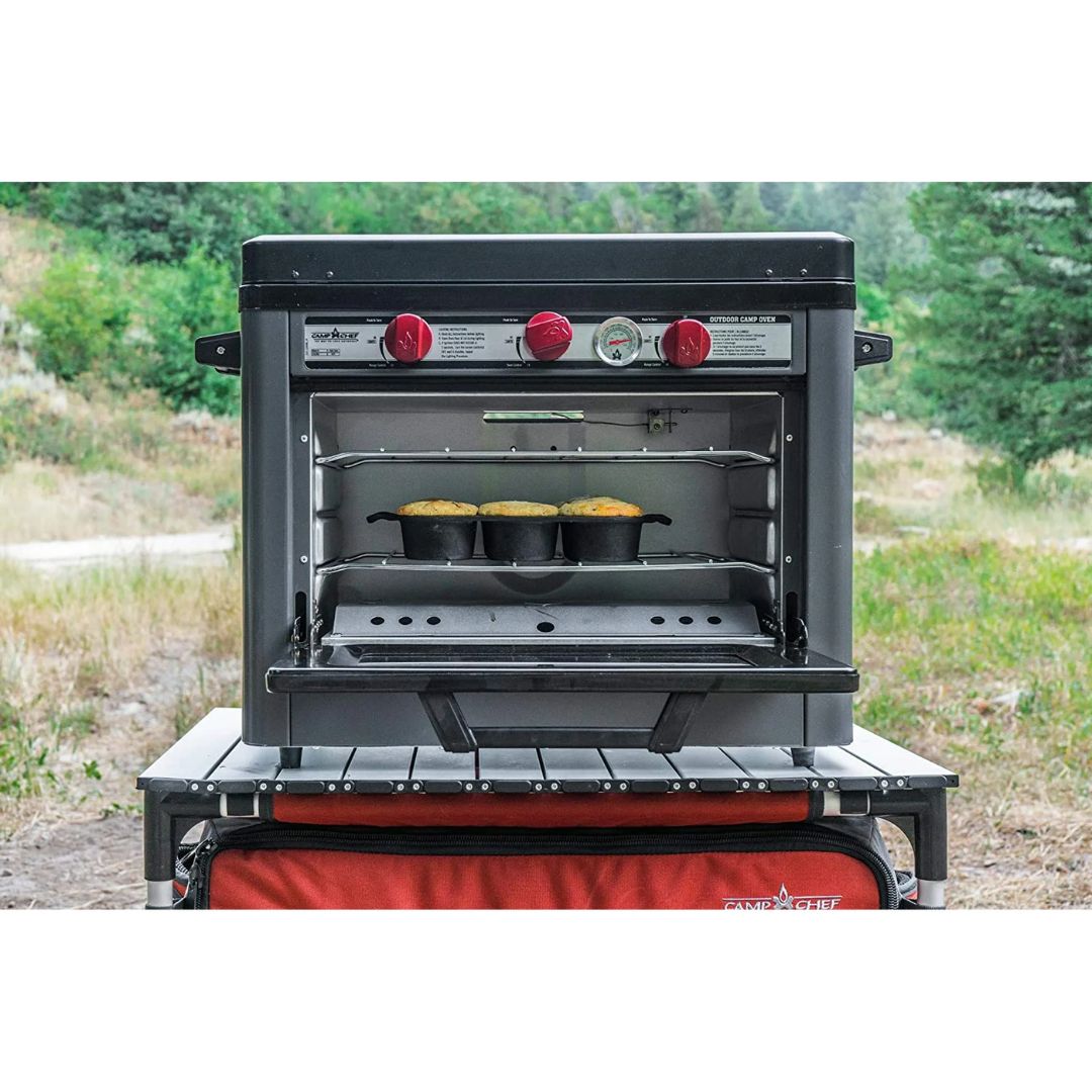Camp Chef Deluxe Propane Outdoor Camp Oven & Stove