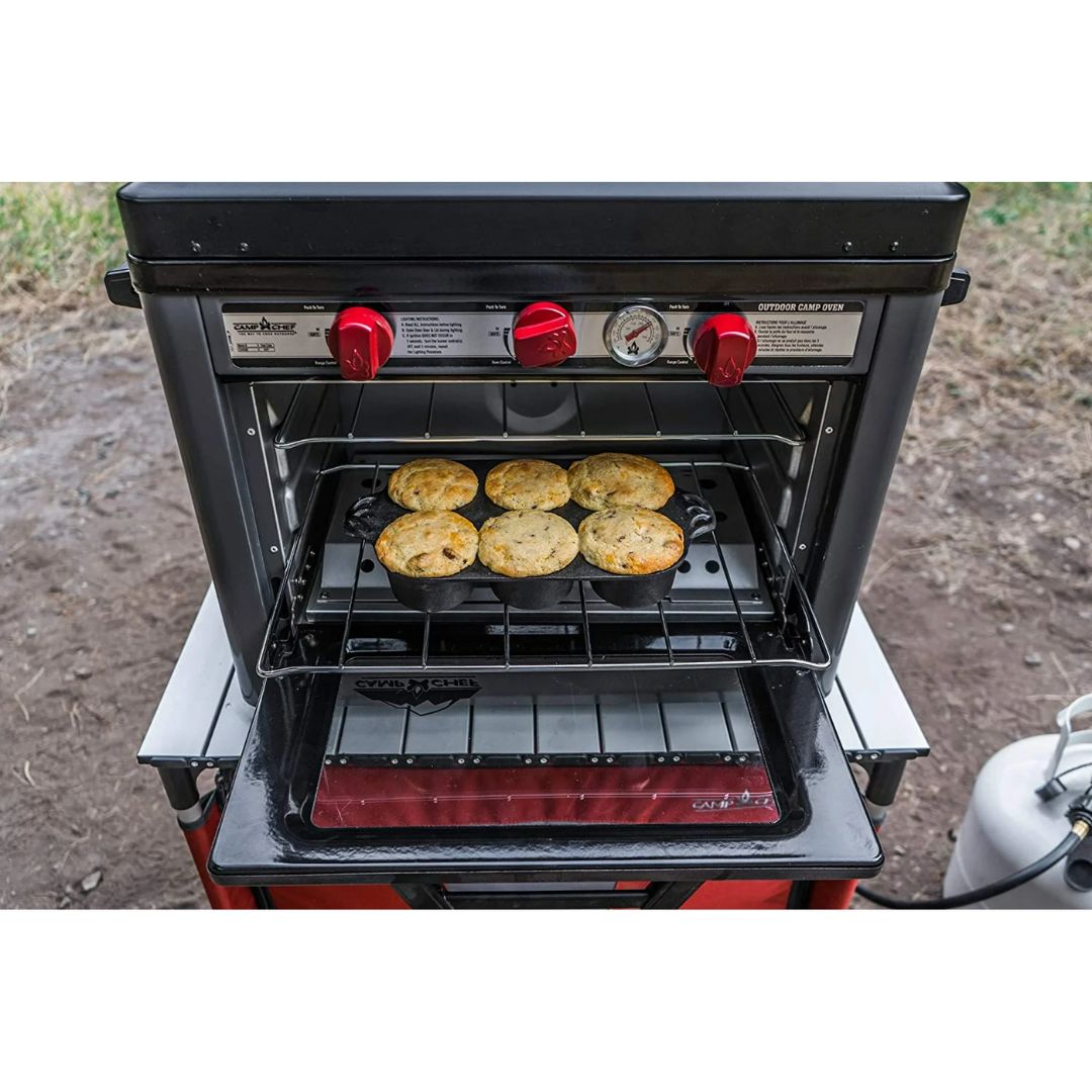 Camp Chef Deluxe Propane Outdoor Camp Oven & Stove
