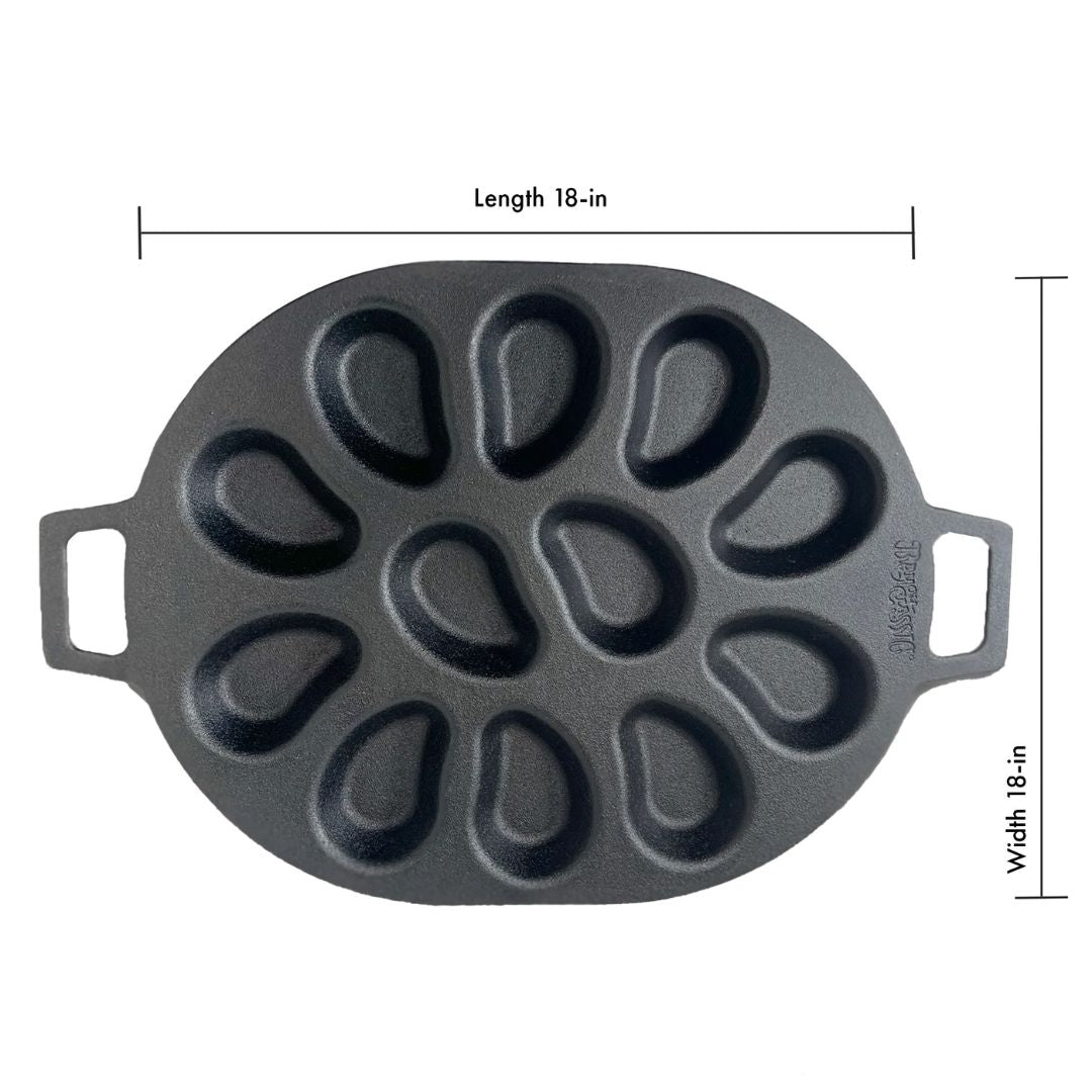 Bayou Classic Cast Iron Oyster Grill Pan