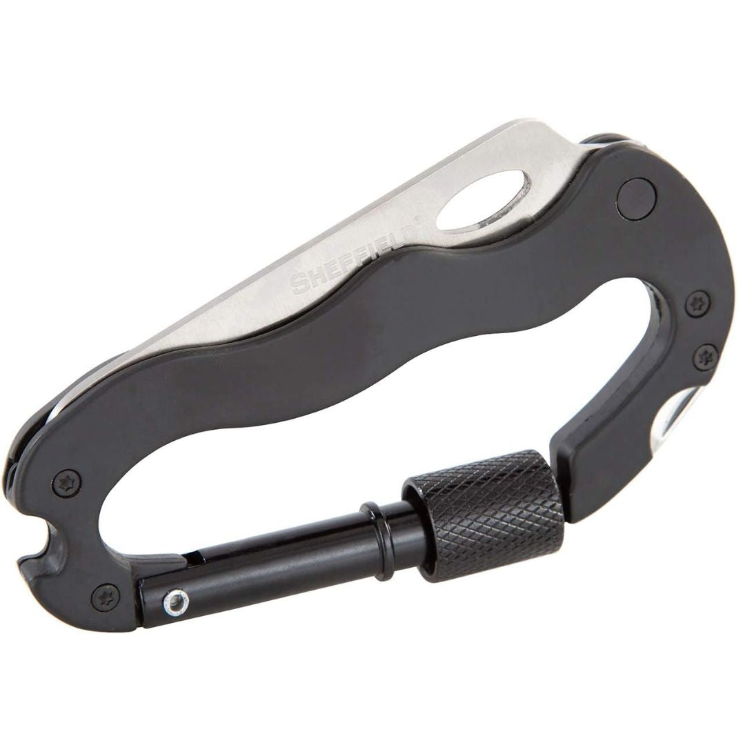 Sheffield Wilco 4-in-1 Carabiner Tool Set