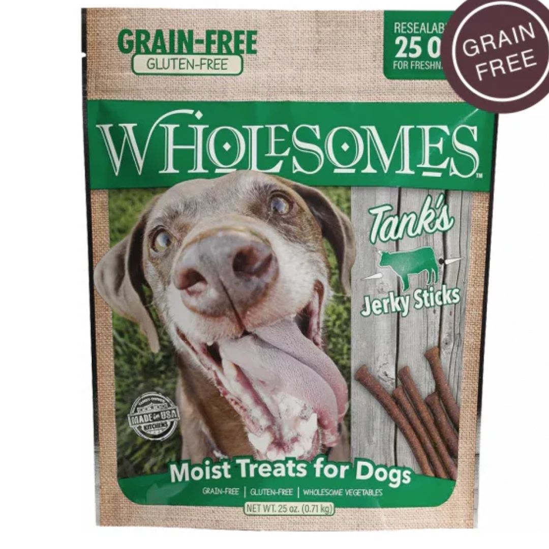 Wholesomes Tank's Beef Jerky Sticks 25oz