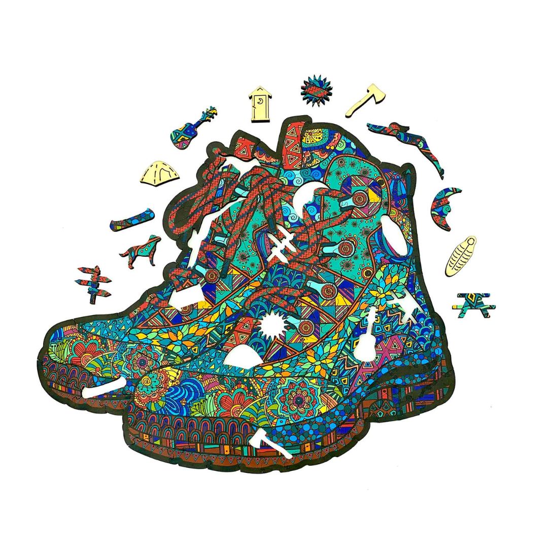 GSI Hiking Boots Wood Puzzle