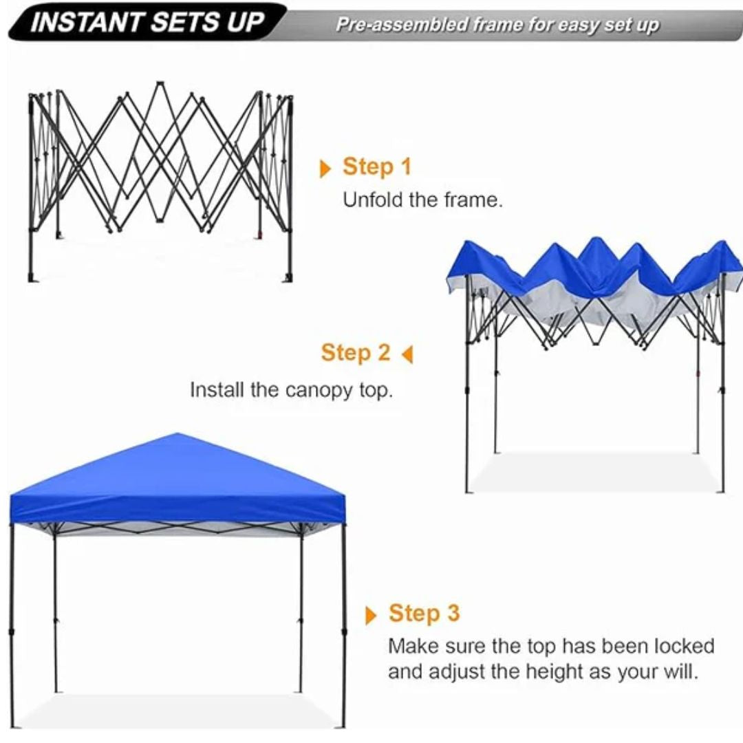 KMS Trappers Peak 10'x10' Pop-Up Canopy - White