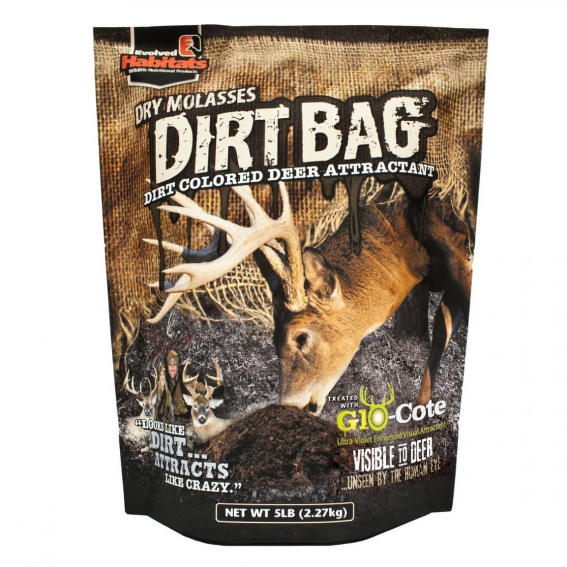 Evolved Habitats Dried Molasses Dirt Bag Deer Attractant 5lb Bag