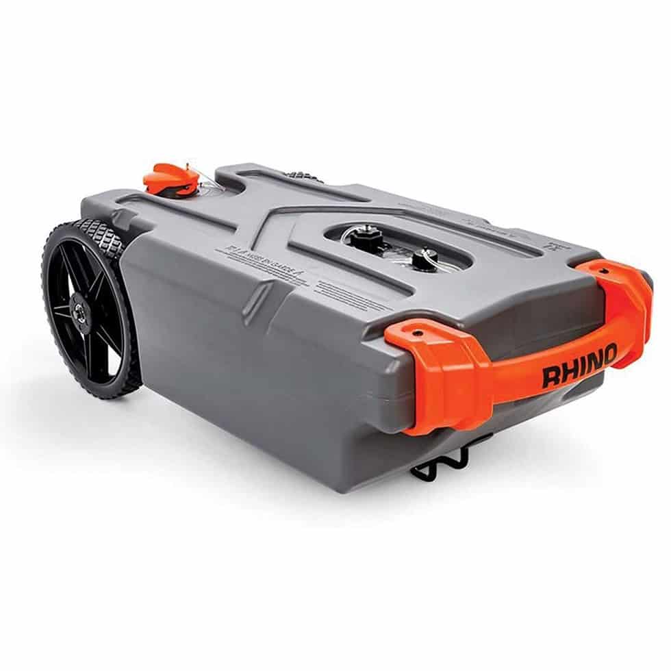 Camco RV Rhino Heavy Duty 21 Gallon Portable RV Waste Holding Tank W/ Accessories