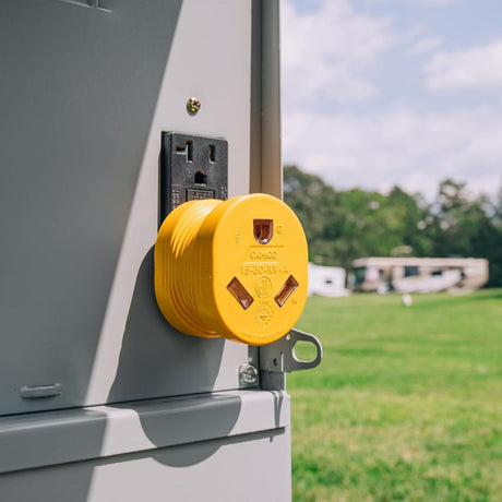 Camco RV 5AM/30AF Power Grip Adapter - 125V/1875V