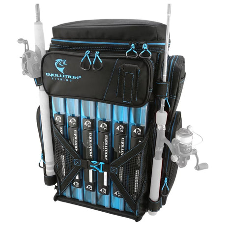 Evolution Fishing 3700 Drift Series Tackle Backpack 34019-EV Blue