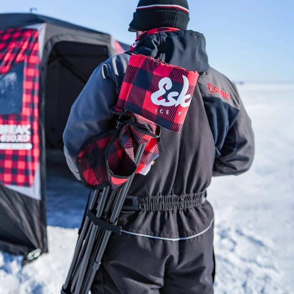 Eskimo Plaid XL Folding Ice Chair 34779