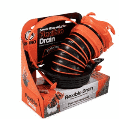 Camco RV Rhino Sewer Hose Adapter Flexible Drain