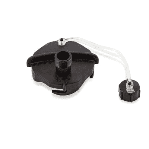 Camco RV Sewer Cap W/ Hose Connection