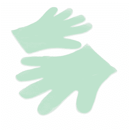 Camco Disposable Gloves - 100 CT Green
