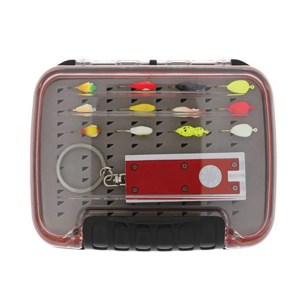 New19-Prop65-Eagle Claw Glow Jig Ice Kit With Jig Box