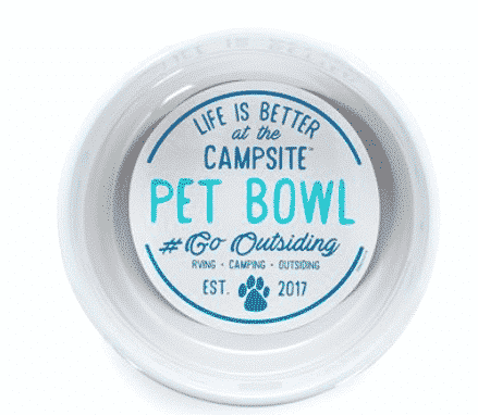 Camco Life Is Better At The Campsite Pet Bowl