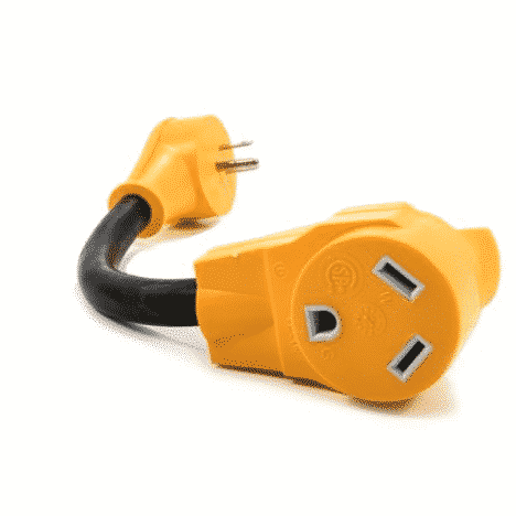 Camco RV 12" Power Grip Dogbone 15AM / 30AF