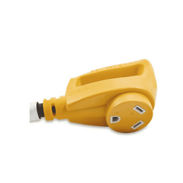 Camco RV 30AMP Power Grip 12" Generator Adapter - 4PRONG