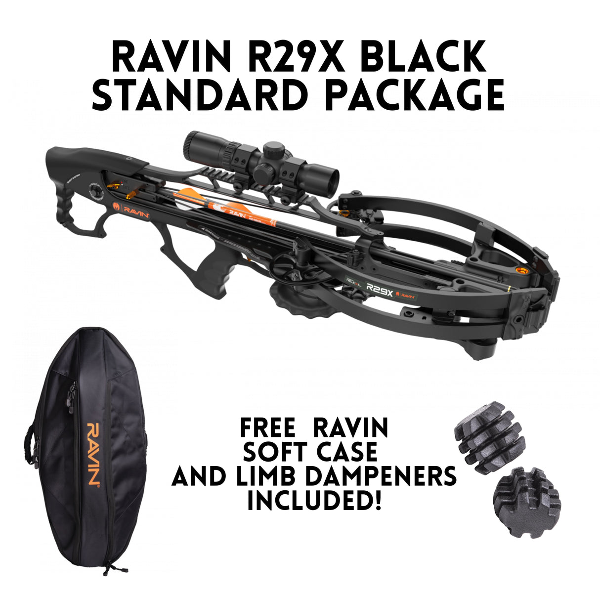 Ravin R29X Standard Crossbow Pkg- Black