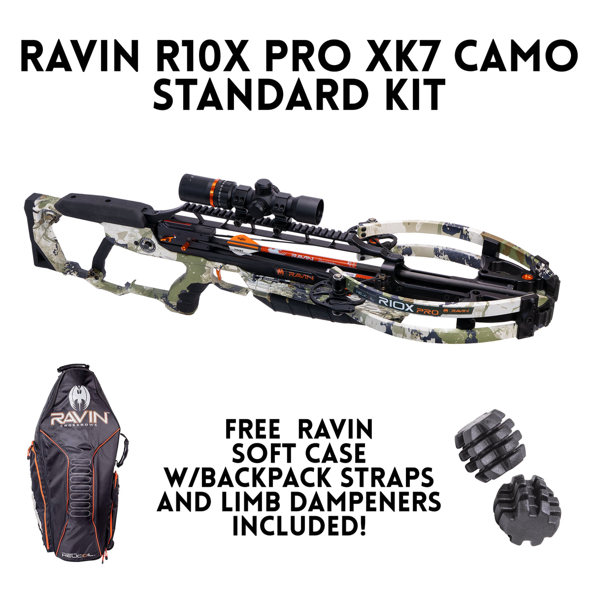 Ravin R10X Pro XK7 Camo Crossbow Standard Kit