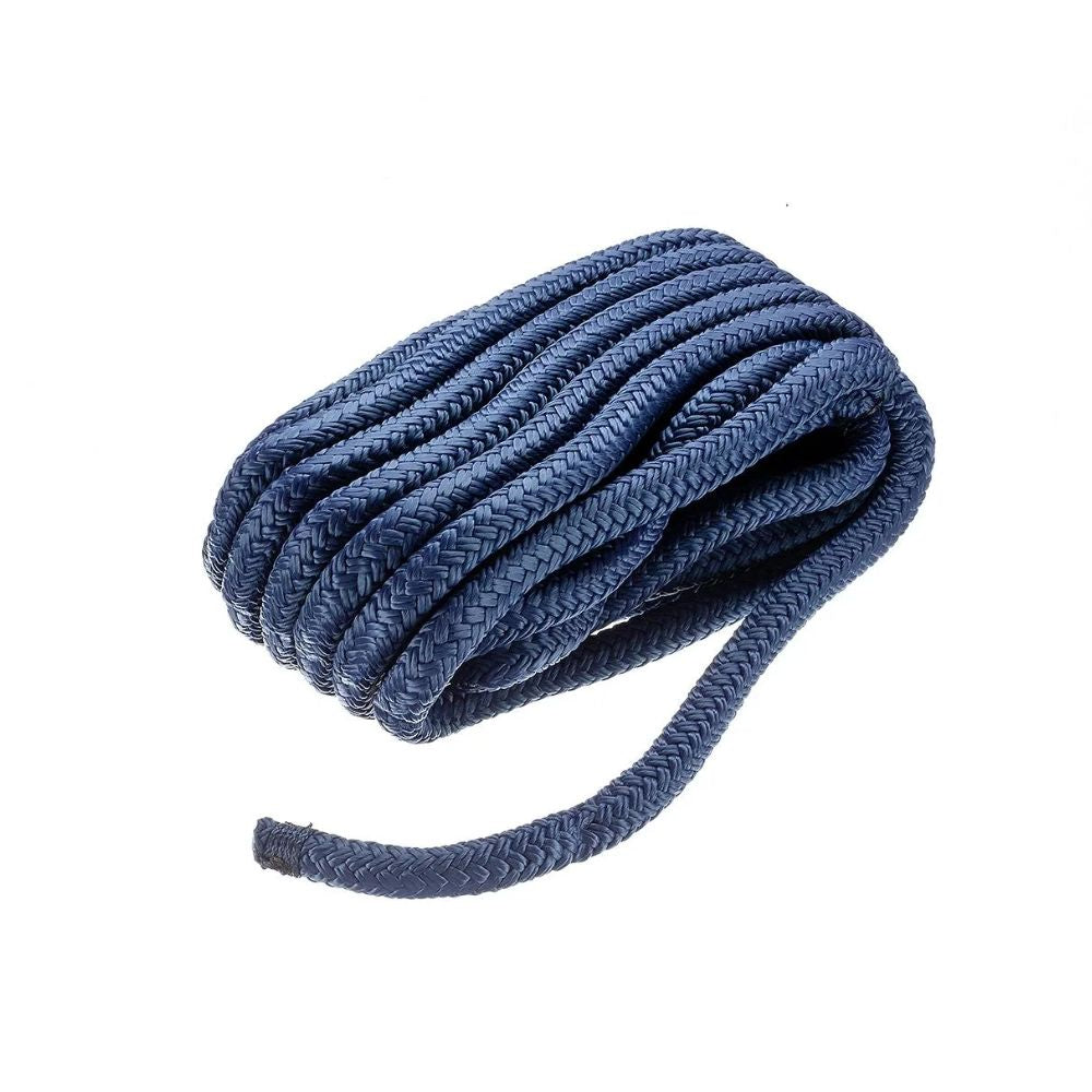 Seachoice Double Braid Nylon Dock Line, Navy, 1/2in x 25ft