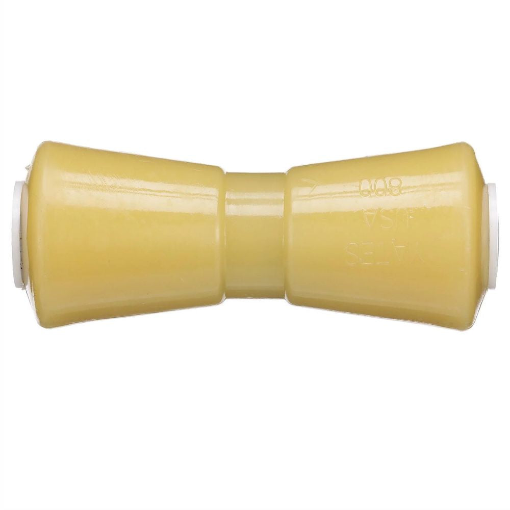 Seachoice Non-Marking TP Yellow Rubber Keel Roller w/ 5/8in ID Hole, 12in