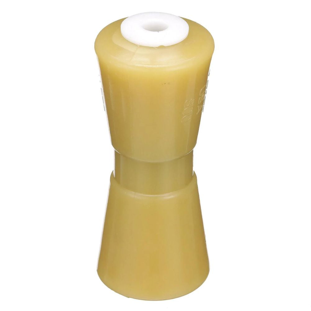 Seachoice Non-Marking TP Yellow Rubber Keel Roller w/ 5/8in ID Hole, 12in