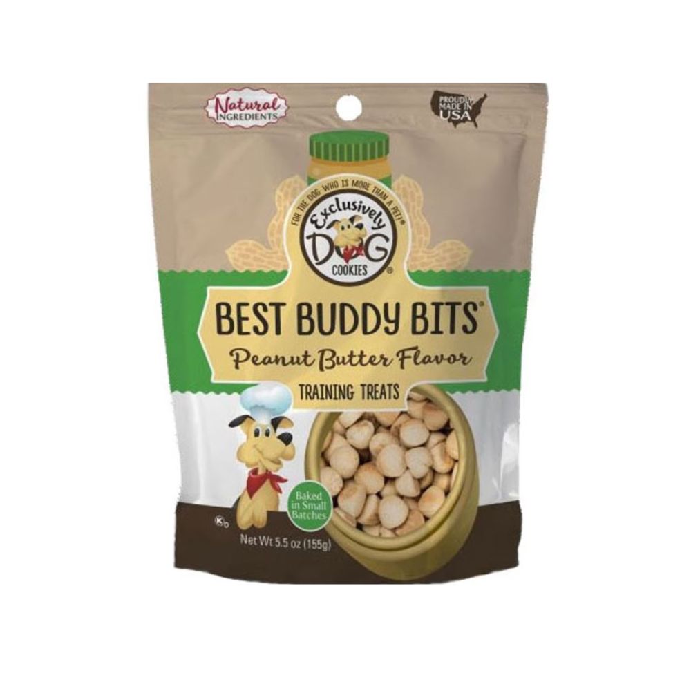 Ethical Dog Cookies Best Buddy Bits Peanut Butter Training Treats 5.5oz