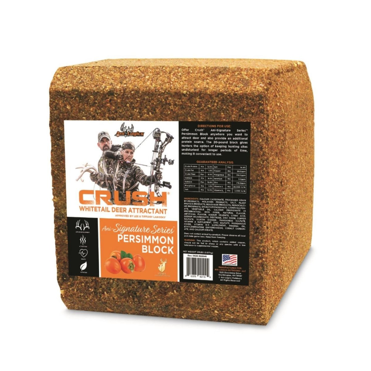 Ani-Logics CRUSH Persimmon 20lb Block