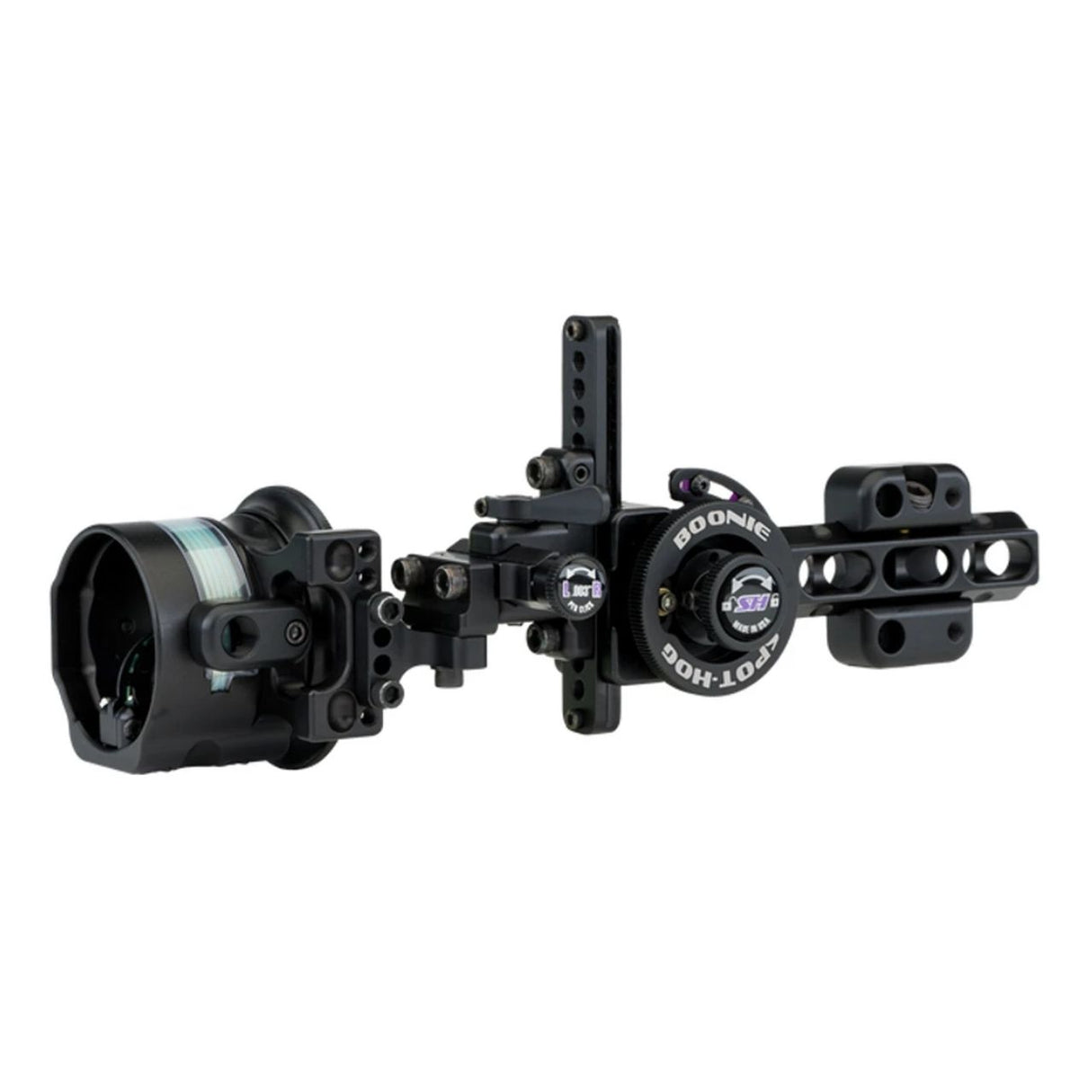 Spot Hogg BDTTSRH10 Boonie Dovetail Sight Triple Stack, .010, Black, Right Hand
