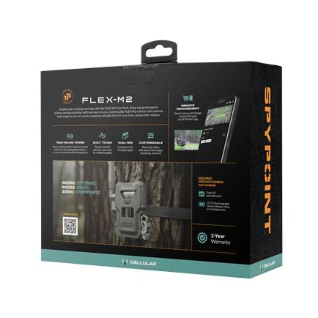 Spypoint Flex-M2 Cellular Trail Camera (2 Pack)