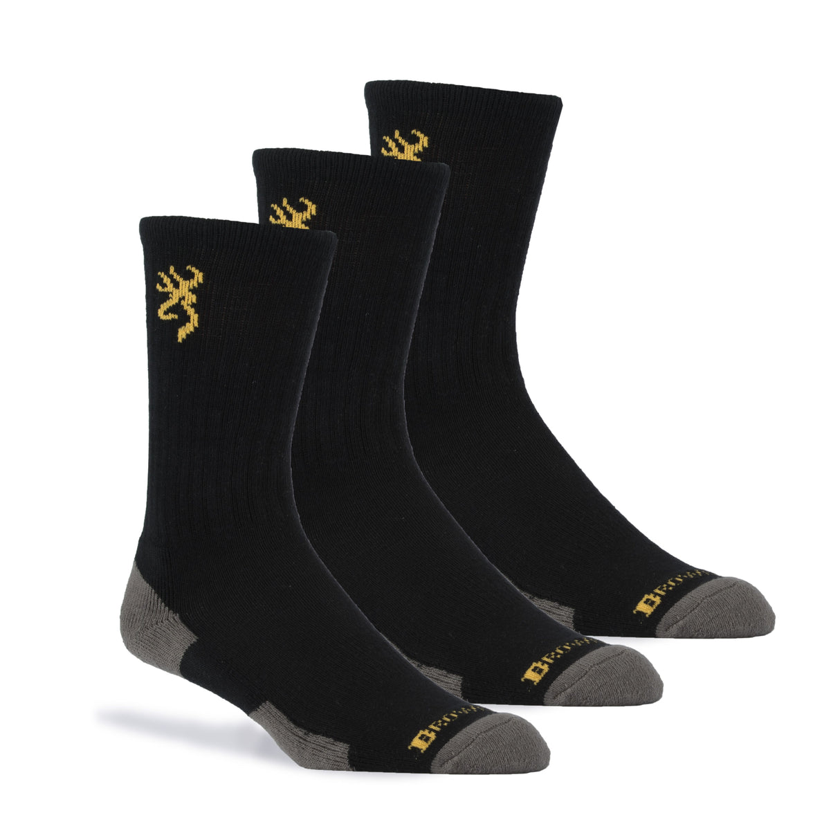 Browning 3-Pack Everyday Crew Black L