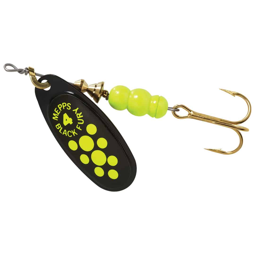 Mepps Black Fury Plain Treble