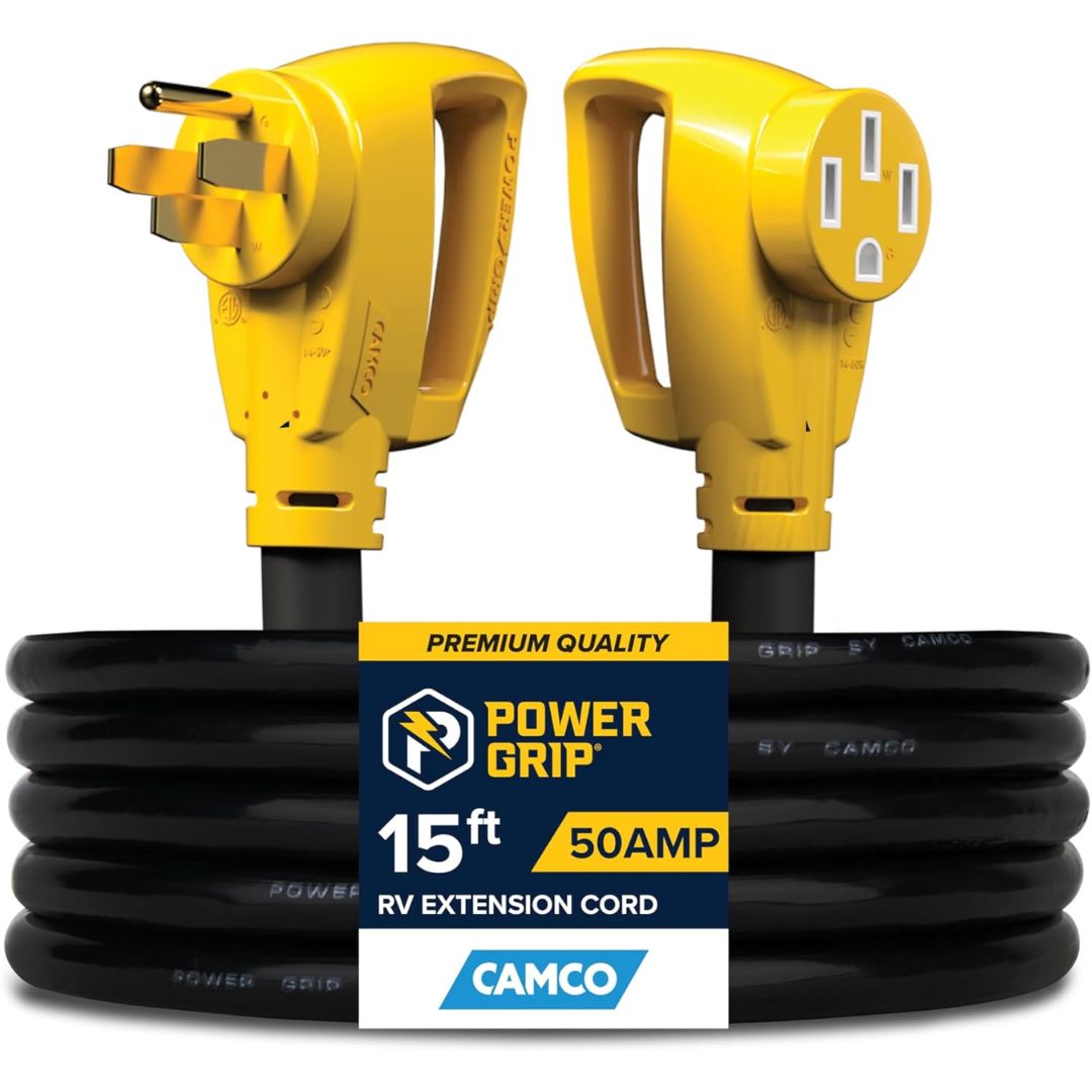 Camco RV 50AMP Power Grip Extension Cord - 15'