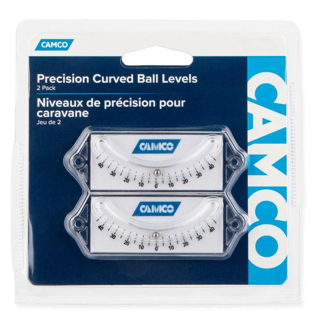 Camco RV Level - Precision Curved Ball - 2 Pack