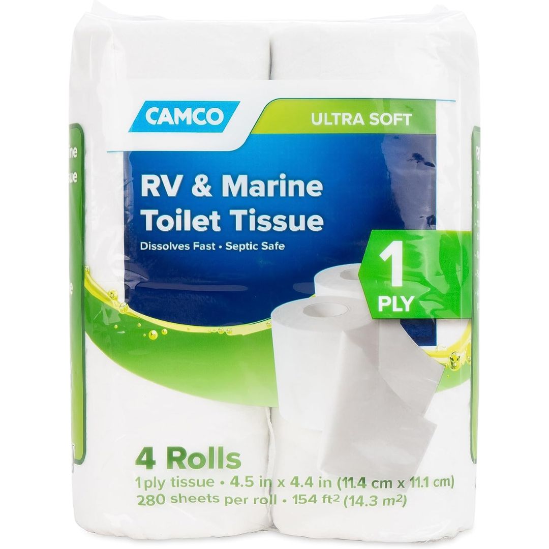 Camco RV & Marine Ultra Soft Toilet Tissue - 1 PLY