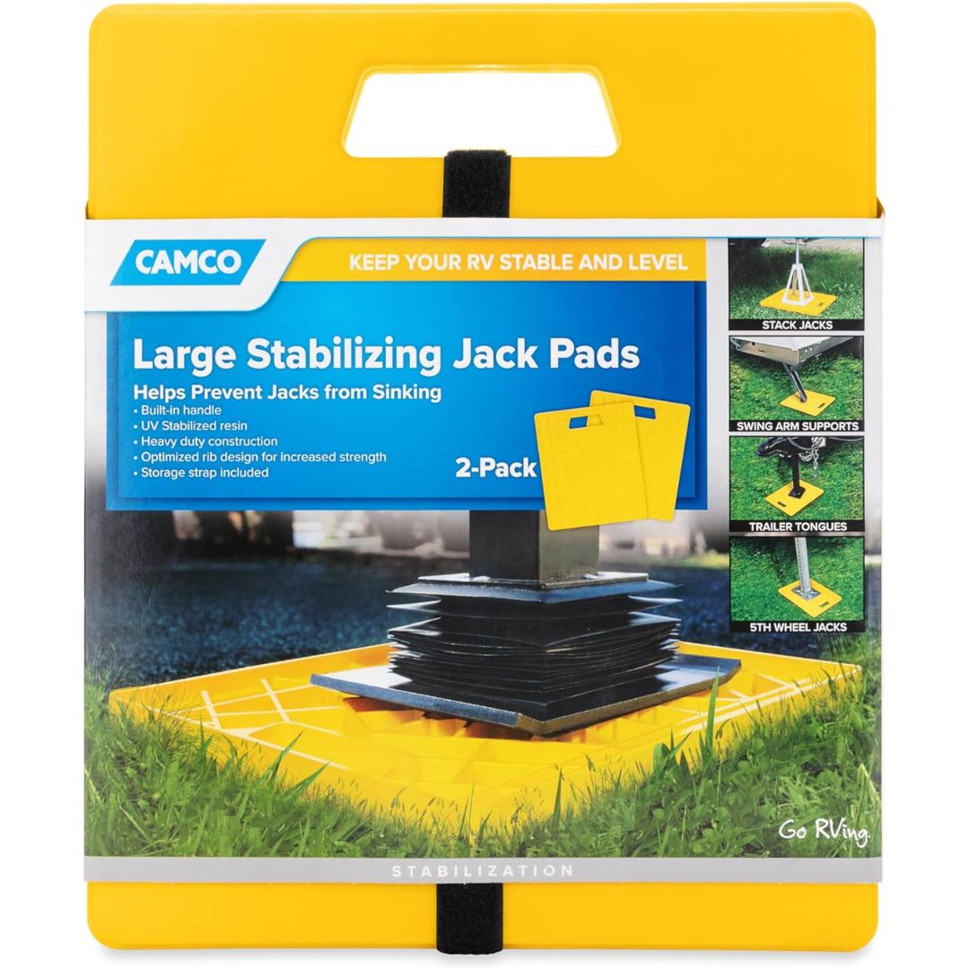 Camco Stabilizer Jack Pad - Large - 2PK