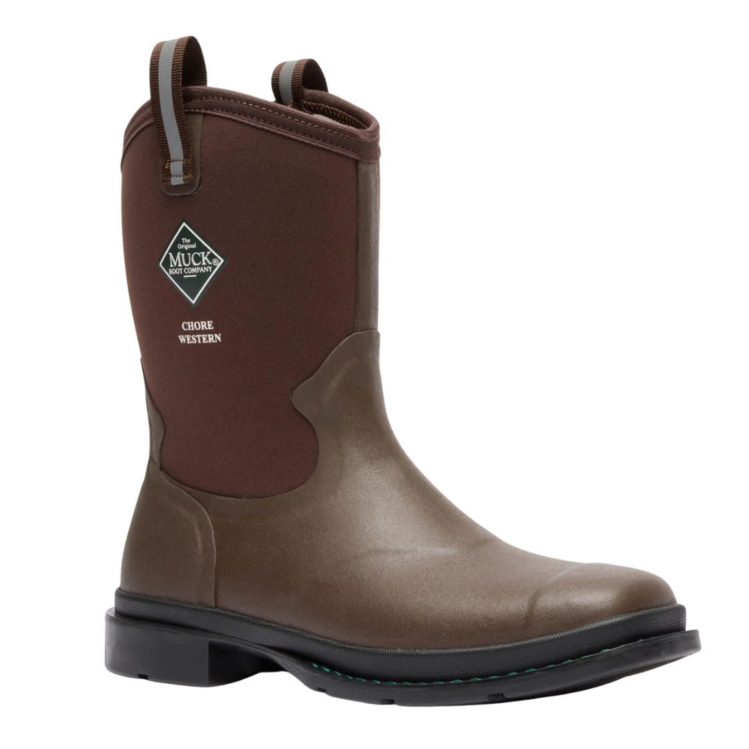 Muck Men's Chore Mid Western Work Boot Brown