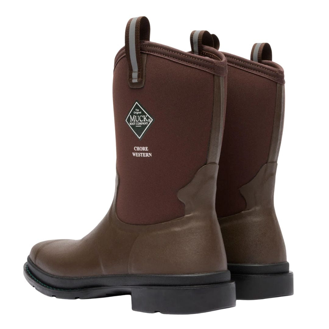 Muck Men's Chore Mid Western Work Boot Brown