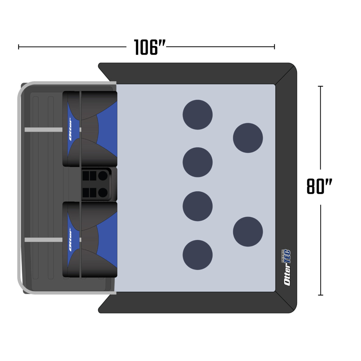 Otter XTR Resort Sleeper X-Over Ice Shelter 3-Man