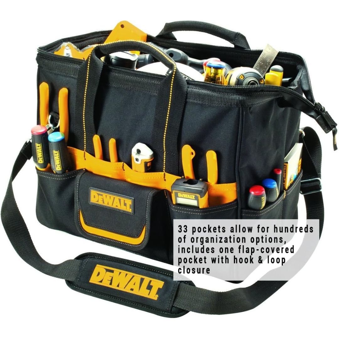 Dewalt 33 Pocket Tool Bag 16in Black DG5543