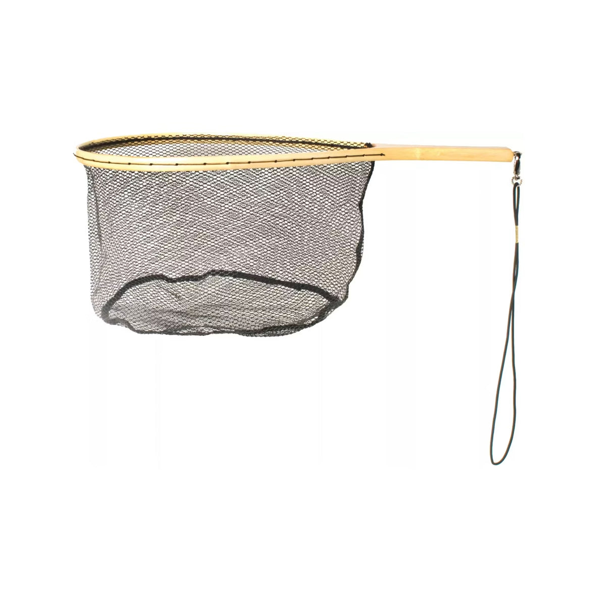 Eagle Claw Wood Trout Net W/Rubberized Netting